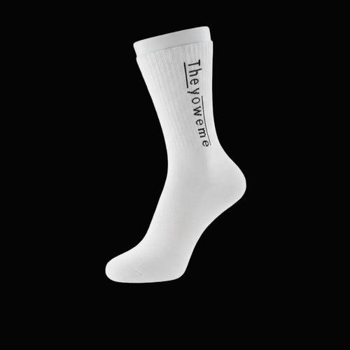 Crew Socks White V